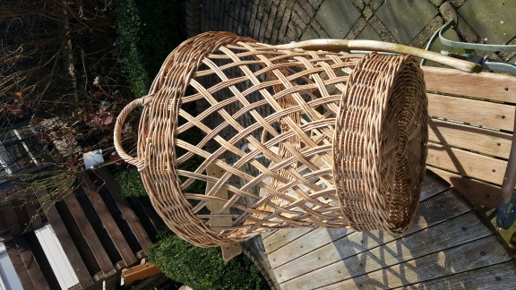 Riviera Maison rustic rattan grote ronde mand diameter 55cm - Afbeelding 3