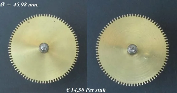 Veer trommel = Franse pendule = zonder veer =30230