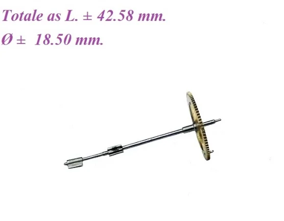 = Voorslagrad Franse pendule = oud = 30726