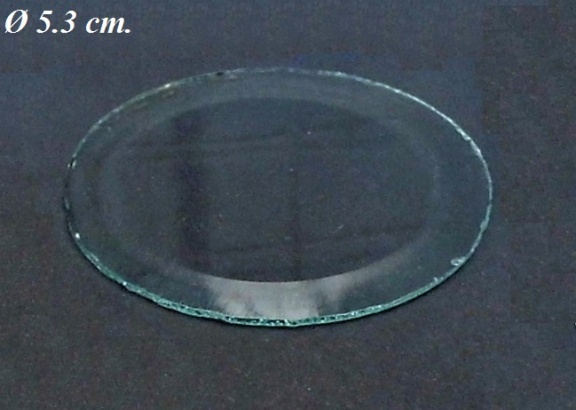 == Geslepen vlak glas = ± 5.3 cm. = 30818