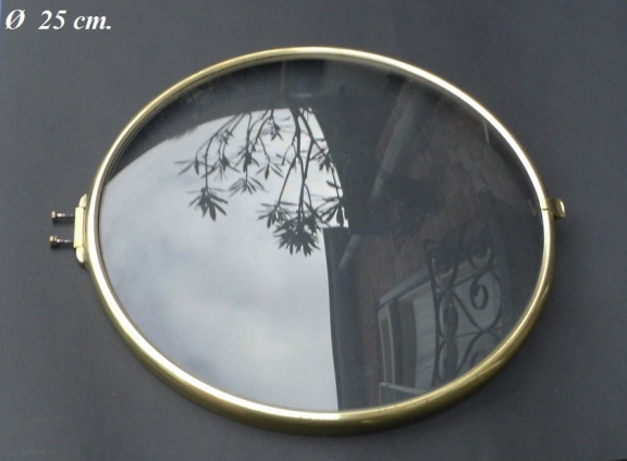 === Pendule deur = bol glas = gebruikt === 30790
