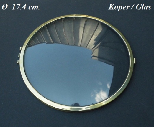 === Pendule deur = bol glas = gebruikt === 30940