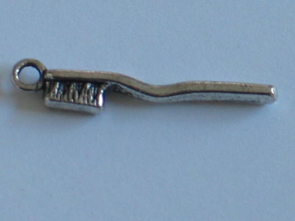 Silver toothbrush