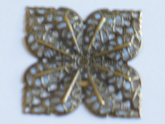 Bronze filigree square