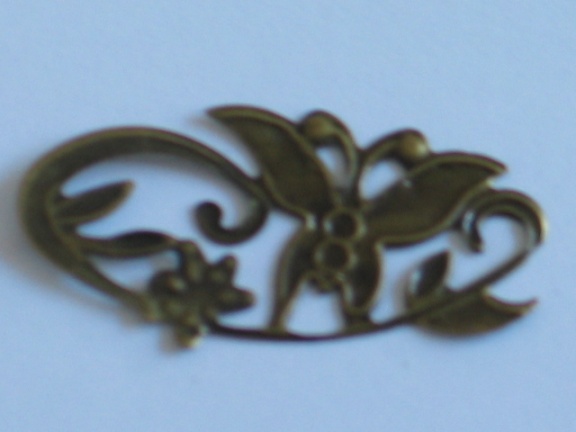 Bronze swirl butterfly
