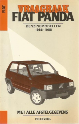 PH Olving; Vraagbaak Fiat Panda. Benzinemodellen 1986 - 1988