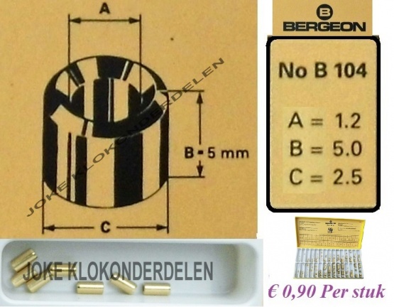 === Bergeon bouchons = B104