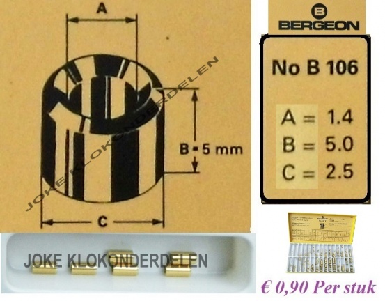 === Bergeon bouchons = = B106