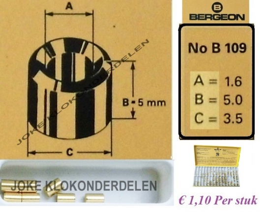 === Bergeon bouchons = =B109