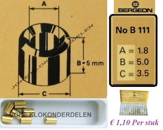 === Bergeon bouchons ==B111