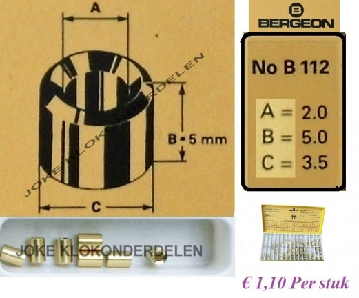 === Bergeon bouchons = =B112