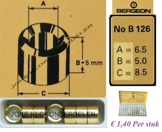 === Bergeon bouchons = B126