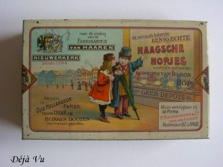 Oud Haagsche Hopjes blikje // antique dutch tin - nr. 1