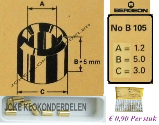 Bergeon bouchons = zie omschrijving =B105
