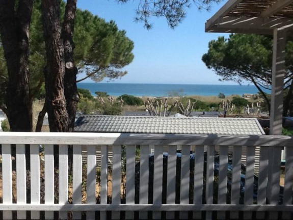 mobilhome st tropez zuid frankrijk middellandse zee aan het strand - Afbeelding 2