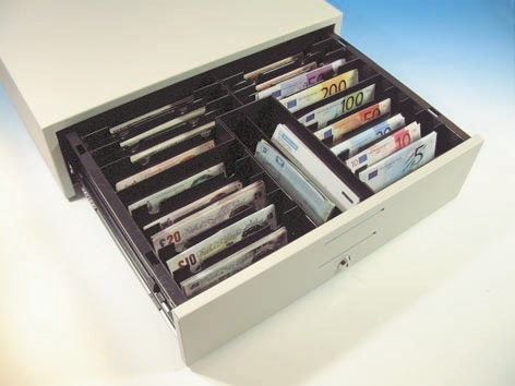 Cash Bases »CashPlus« Maxi EuroPlus wit lad234 - MAXI-0410 kassalade opening voorzijde