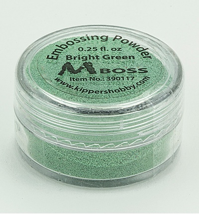 Stempel embossing poeder bright green - nr. 1