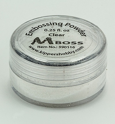 Stempel embossing poeder clear - nr. 1