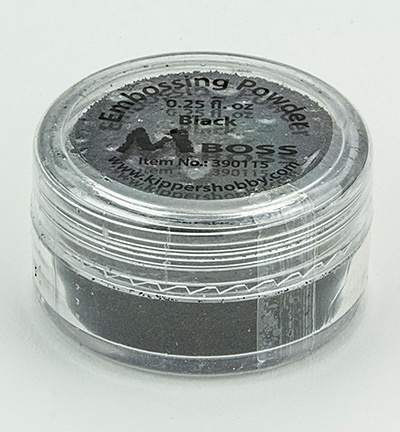 Stempel embossing poeder black - nr. 1