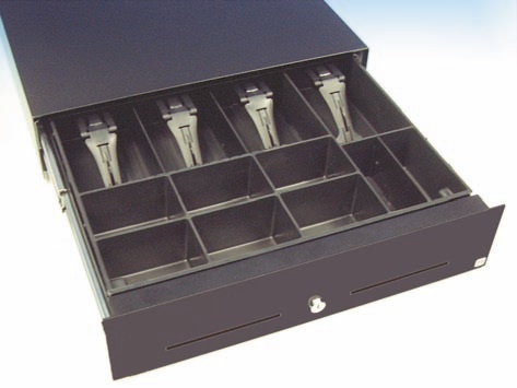 Cash Bases »CostPlus« SL3000, wit SL3000-0275 kassalade opening voorzijde 350x107x343mm