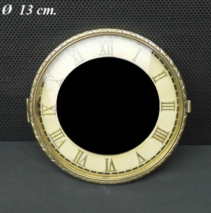 Pendule deur / wijzerplaat = bol glas =31076