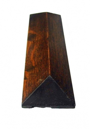 === 2 Klok ornamentjes = hout = oud === 32382
