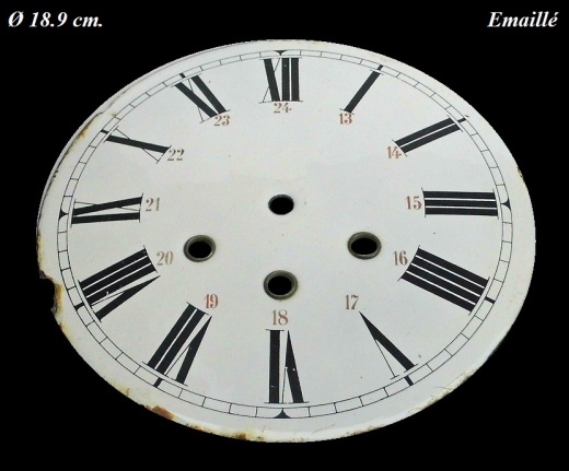 === Wijzerplaat = emaillé = oud === 32435