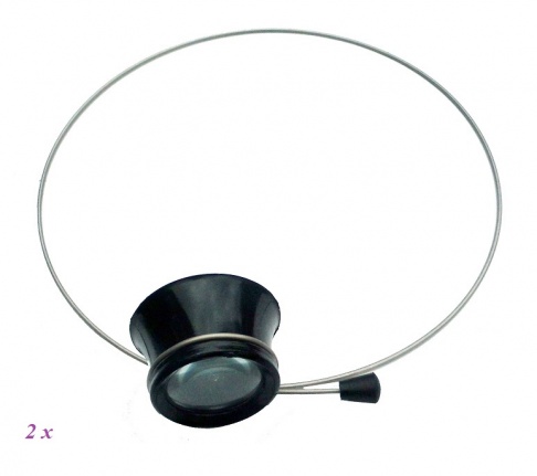 Hoofdband veer met loupe = 2 x = 31774