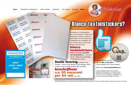 Fullcolor stickers, textielstickers - Afbeelding 3