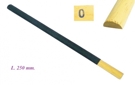 === Schuurlatje = half rond = nieuw === 32806