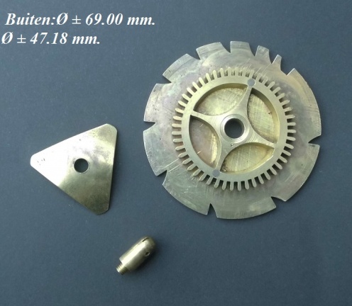 === Sluitschijf = Engels uurwerk = oud === 32954