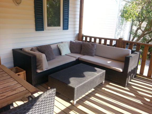 Saint Tropez mobilhome stacaravan chalet te huur Kontiki Toison d'Or Frejus - Afbeelding 3