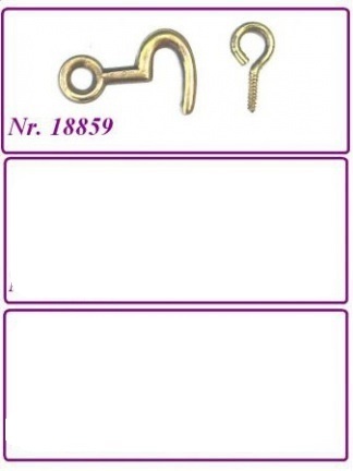 === Klokkast haakje === 18859