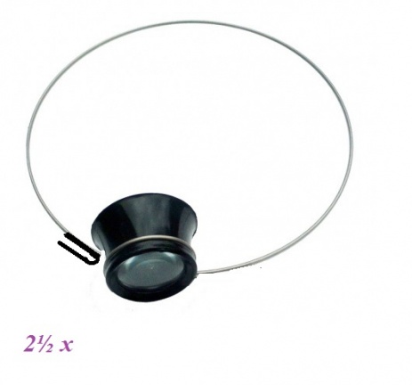 Hoofdband veer met loupe = 2½ x = nieuw 31982