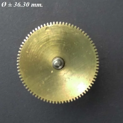 Veer trommel = Franse pendule = zonder veer = 33304