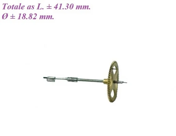 = Voorslagrad Franse pendule = oud = 33354