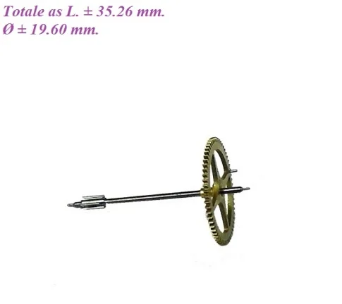 = Voorslagrad= Franse pendule = oud = 33388