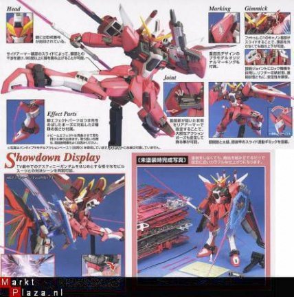 MG 1/100 ZGMF-X19A Infinite Justice Gundam - Afbeelding 3