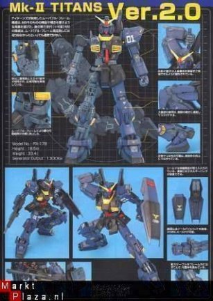 MG 1/100 RX-178 Gundam Mk II Titans Ver. 2.0 - Afbeelding 3