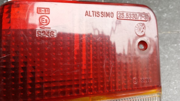 Alfa Romeo Alfasud Achterlicht Glas Altissimo 25.5330/1-S LI NOS - Afbeelding 4