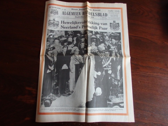 Nieuwe Amsterdamse Courant van Doderdag 7 januari 1937. - nr. 1