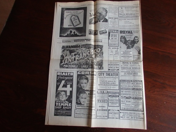 Nieuwe Amsterdamse Courant van Doderdag 7 januari 1937. - Afbeelding 5