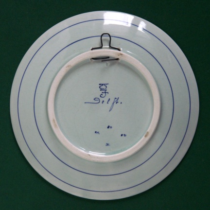 Bord Overlijden Emma 20 maart 1934 (Porceleyne Fles) - Afbeelding 2