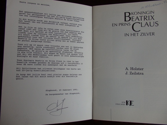 Koningin Beatrix en Prins Claus in het zilver. - Afbeelding 2