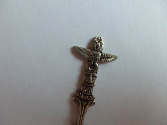 Souvenierslepeltje Britsch Columbia Canada. - Afbeelding 3