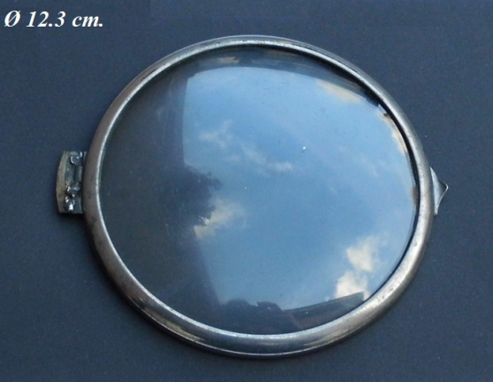 === Pendule deur = bol glas = gebruikt === 33875