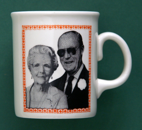 Mok 50-jarig huwelijk huwelijk Juliana & Bernhard 1937-1987 - nr. 1