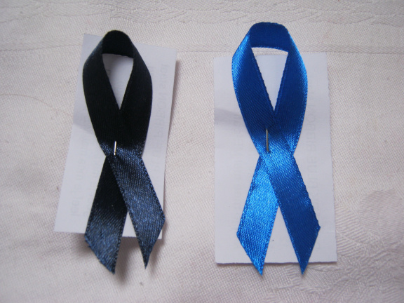 donkerblauwe lintjes dark blue ribben ME / MCS - Afbeelding 2