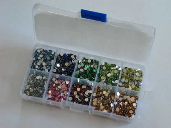Rhinestone box