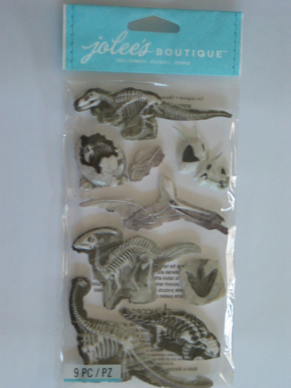Jolee's boutique XL dinosaurus skeletons&bones